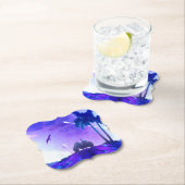 Dessous-de-verre En Papier Paper Coaster (En situation)