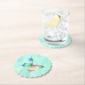 Dessous-de-verre En Papier Papillon (En situation)