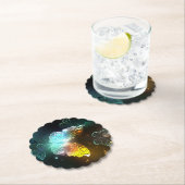 Dessous-de-verre En Papier Papillon lumineux et papillons de nuit (En situation)