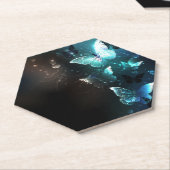 Dessous-de-verre En Papier Papillons de nuit (Incliné)