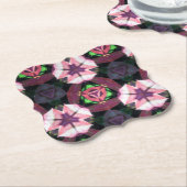 Dessous-de-verre En Papier Passion de prune (Incliné)