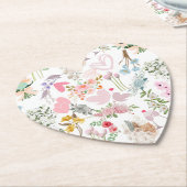 Dessous-de-verre En Papier Pastel Mariage ornements motif 02 (Incliné)