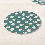 Dessous-de-verre En Papier Père Noël (Incliné)