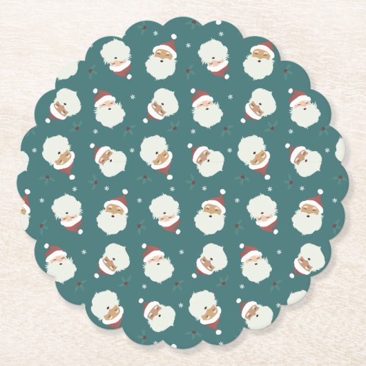 Dessous-de-verre En Papier Père Noël (Devant)