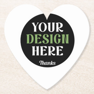 Dessous-de-verre En Papier personnalisé, unique, élégant et minimaliste hersh