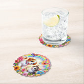 Dessous-de-verre En Papier Petit chiot/chiot/chaton (En situation)