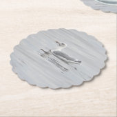 Dessous-de-verre En Papier Petite mouette (Incliné)