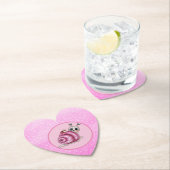 Dessous-de-verre En Papier petits escargots (En situation)
