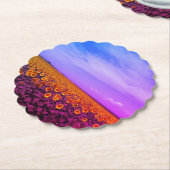 Dessous-de-verre En Papier Photo artistique Fleurs de soleil (Incliné)