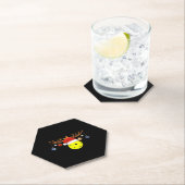 Dessous-de-verre En Papier Pickleball 0 (En situation)