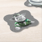 Dessous-de-verre En Papier Piggy Coaster (Incliné)