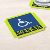 Dessous-de-verre En Papier Pilote désactivé (Incliné)