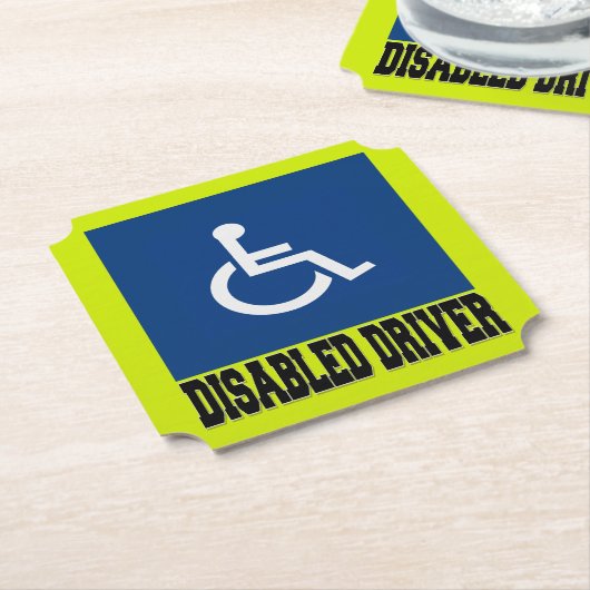 Dessous-de-verre En Papier Pilote désactivé (Incliné)