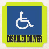 Dessous-de-verre En Papier Pilote désactivé (Devant)