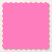 Dessous-de-verre En Papier Pince rose chaude (Devant)