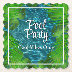 Dessous-de-verre En Papier Piscine cool feuilles