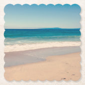 Dessous-de-verre En Papier Plage Photo Ocean Blue Pittoresque (Devant)