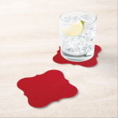 Dessous-de-verre En Papier Plain (En situation)