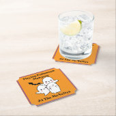 Dessous-de-verre En Papier Playing Halloween Mahjong Personalize NAME (En situation)