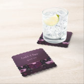Dessous-de-verre En Papier Plum Roses (En situation)