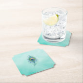 Dessous-de-verre En Papier Plume (En situation)