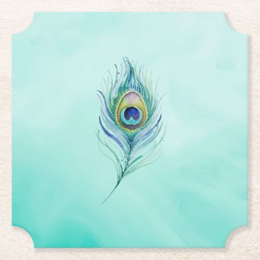 Dessous-de-verre En Papier Plume (Devant)