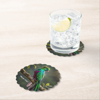 Dessous-de-verre En Papier "Plume vid"