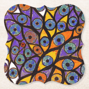 Dessous-de-verre En Papier Plusieurs Yeux