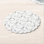 Dessous-de-verre En Papier point Design Quarante Et Un (Incliné)