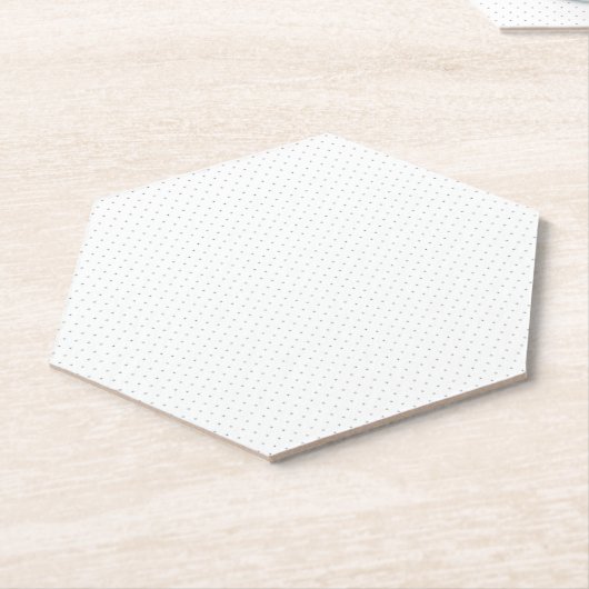 Dessous-de-verre En Papier Point, Fumée blanche (Incliné)