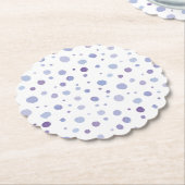 Dessous-de-verre En Papier pois peint à la main (Incliné)