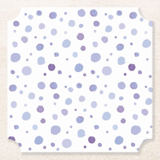 Dessous-de-verre En Papier pois peint à la main (Devant)