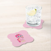 Dessous-de-verre En Papier Poney (En situation)