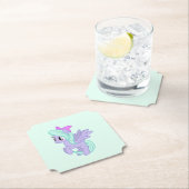 Dessous-de-verre En Papier Poney (En situation)