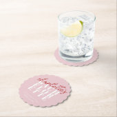 Dessous-de-verre En Papier Poster (En situation)