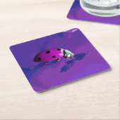 Dessous-de-verre En Papier Poupée Ladybug (Incliné)