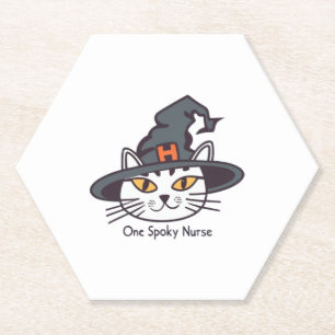 Dessous-de-verre En Papier Pour les fans de Feline un infirmière chat Éffraya