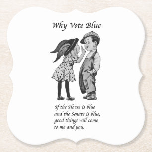 Dessous-de-verre En Papier Pourquoi voter bleu en 2026