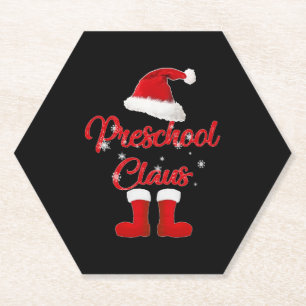 Dessous-de-verre En Papier preschool claus christmas family matchchy