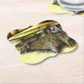 Dessous-de-verre En Papier Pris la possession d'options (Incliné)