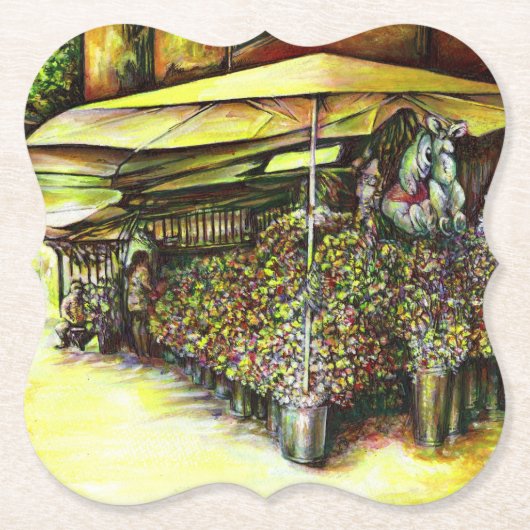 Dessous-de-verre En Papier Pris la possession d'options (Devant)