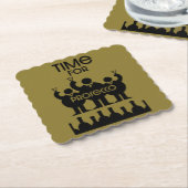 Dessous-de-verre En Papier Procurez-vous des boissons à vin (Incliné)