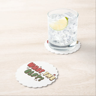 Dessous-de-verre En Papier Quel Noël rétro ELF