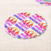 Dessous-de-verre En Papier Randonnée ou trekking (Incliné)