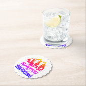 Dessous-de-verre En Papier Randonnée ou trekking (En situation)