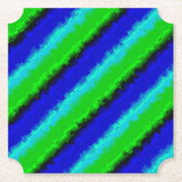 Rayures de verre brisé bleu vert