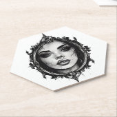 Dessous-de-verre En Papier Reflet Fêlé (Incliné)