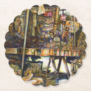 Dessous-de-verre En Papier Rend la créativité plus éclatante