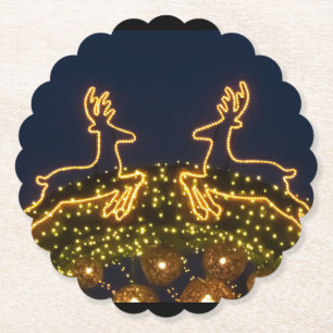 Dessous-de-verre En Papier Rennes de Noël