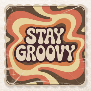 Dessous-de-verre En Papier Restez Groovy